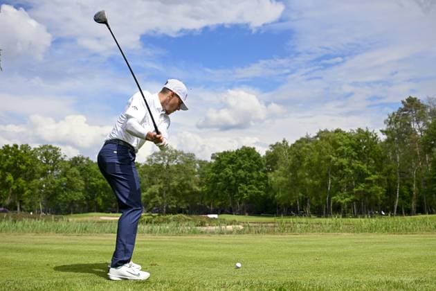 Thorgan Hazard pictured during the 2025 Soudal Open DP World Tour golf tournament, in Schilde, Wednesday 21 May 2025. From May 22 to 25, Rinkven Golf Club in Schilde will host the fourth edition of the Soudal Open, the Belgian leg of the DP World Tour. DIRKxWAEM  x124631211x