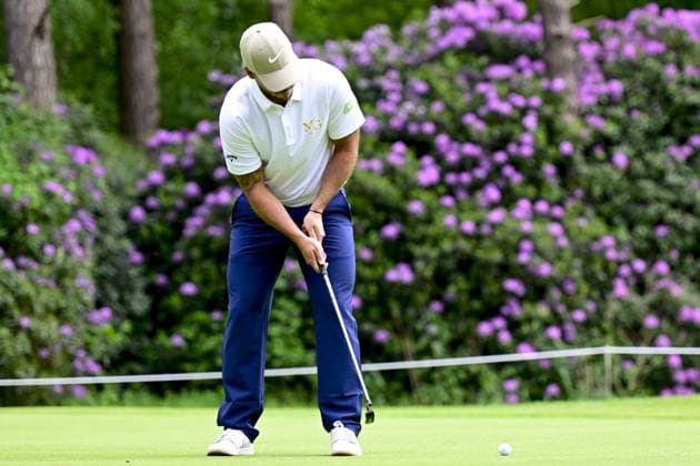 Eden Hazard pictured during the 2025 Soudal Open DP World Tour golf tournament, in Schilde, Wednesday 21 May 2025. From May 22 to 25, Rinkven Golf Club in Schilde will host the fourth edition of the Soudal Open, the Belgian leg of the DP World Tour. DIRKxWAEM  x124631320x