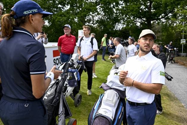 Eden Hazard pictured during the 2025 Soudal Open DP World Tour golf tournament, in Schilde, Wednesday 21 May 2025. From May 22 to 25, Rinkven Golf Club in Schilde will host the fourth edition of the Soudal Open, the Belgian leg of the DP World Tour. DIRKxWAEM  x124631462x