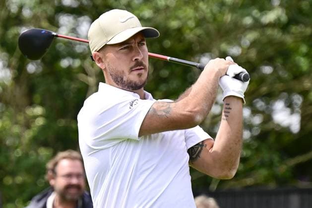 Eden Hazard pictured during the 2025 Soudal Open DP World Tour golf tournament, in Schilde, Wednesday 21 May 2025. From May 22 to 25, Rinkven Golf Club in Schilde will host the fourth edition of the Soudal Open, the Belgian leg of the DP World Tour. DIRKxWAEM  x124631486x