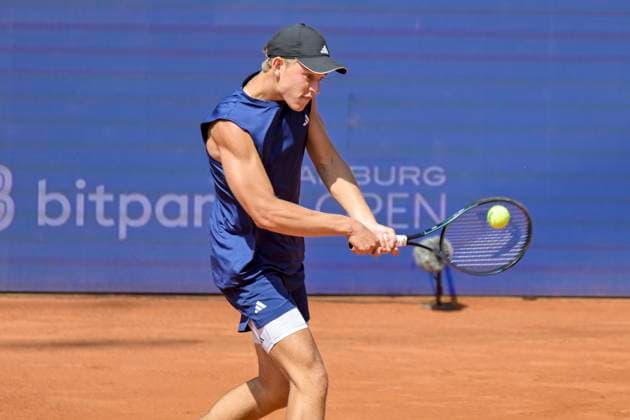 Justin Engel GER 21.05.2025 Tennis Hamburg Open ATP, Tennis Herren 500, Tennisstadium am Rothenbaum, Hamburg,