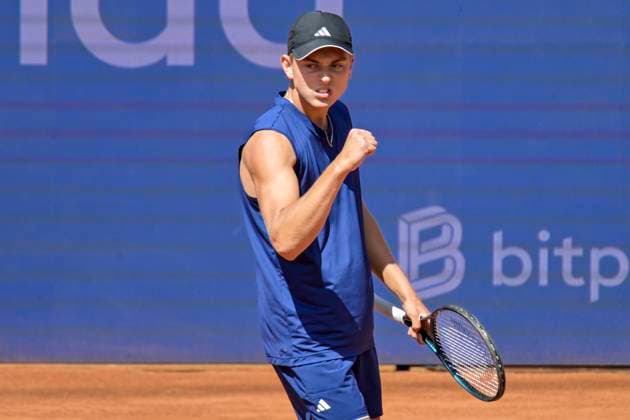 Justin Engel GER ballt die Faust 21.05.2025 Tennis Hamburg Open ATP, Tennis Herren 500, Tennisstadium am Rothenbaum, Hamburg,