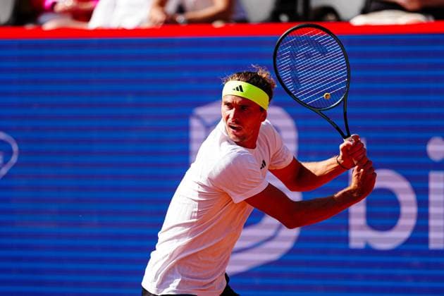 Alexander Zverev (GER) GER, Alexander Zverev (GER) vs. Alexandre Muller (FRA), Tennis, ATP, Tennis Herren 500, Bitpanda Hamburg Open, Achtelfinale, 21.05.2025 GER, Alexander Zverev (GER) vs. Alexandre Muller (FRA), Tennis, ATP 500, Bitpanda Hamburg Open, Achtelfinale, 21.05.2025 Hamburg Copyright: xEibner-Pressefoto MarcelxvonxFehrnx EP_MFN