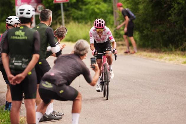 Carapaz Richard of Ef Education - Easypost during the stage 11 of the Giro d™Italia from Viareggio to Castelnovo ne Monti, Italy - Wednesday, May 21, 2025. - cycling.  Copyright: xMarcoxAlpozzi LaPressex