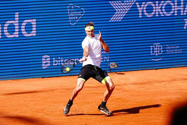 Alexander Zverev (GER) GER, Alexander Zverev (GER) vs. Alexandre Muller (FRA), Tennis, ATP, Tennis Herren 500, Bitpanda Hamburg Open, Achtelfinale, 21.05.2025 GER, Alexander Zverev (GER) vs. Alexandre Muller (FRA), Tennis, ATP 500, Bitpanda Hamburg Open, Achtelfinale, 21.05.2025 Hamburg Copyright: xEibner-Pressefoto MarcelxvonxFehrnx EP_MFN