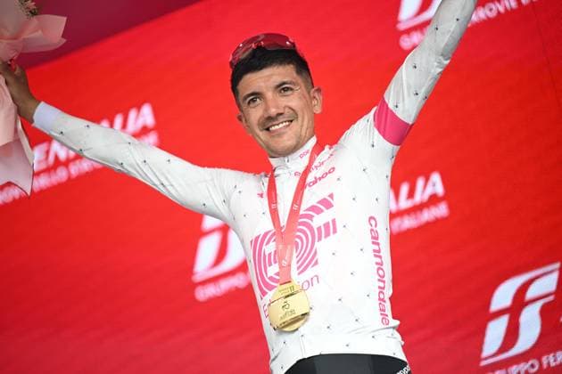 21-05-2025 Giro D italia; Tappa 11 Viareggio - Castelnovo Ne Monti; 2025, Ef Education - Easypost; Carapaz Antonio, Richard Antonio; Castelnovo Ne Monti; 