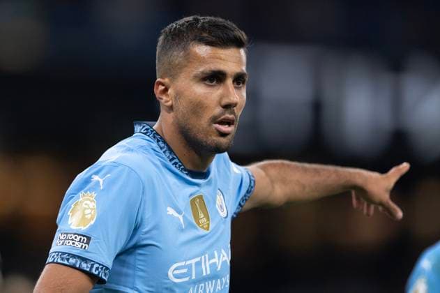 Manchester City FC v AFC Bournemouth - Premier League MANCHESTER, ENGLAND - MAY 20: Rodri of Manchester City during the Premier League match between Manchester City FC and AFC Bournemouth at Etihad Stadium on May 20, 2025 in Manchester, England. ***Local Caption*** Rodri Manchester Etihad Stadium England United Kingdom Copyright: xVisionhausx 776173247