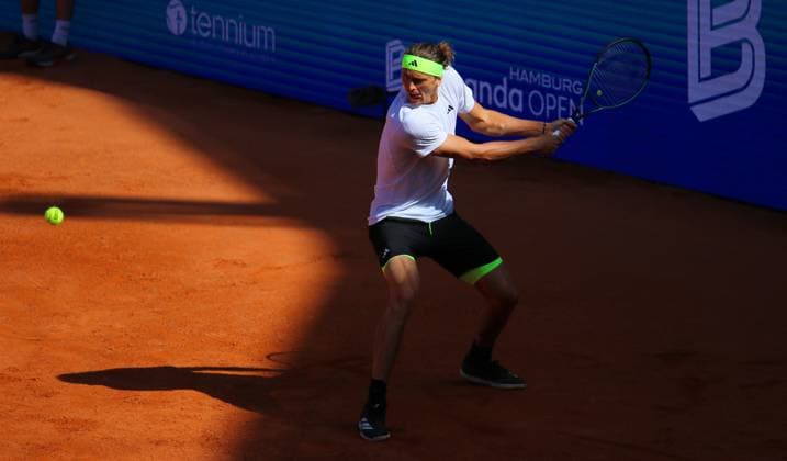 Bitpanda Hamburg Open, ATP, Tennis Herren Turnier 500, 1. Runde: Alexander Zverev (Deutschland).