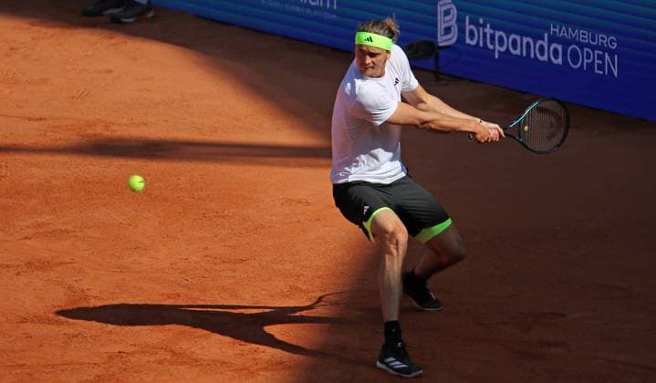 Bitpanda Hamburg Open, ATP, Tennis Herren Turnier 500, Achtelfinale: Ein Auftritt mit Licht und Schatten von Alexander Zverev (Deutschland).