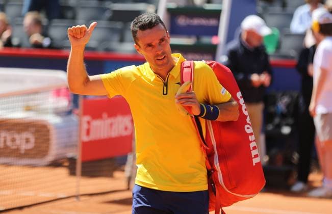 21.05.2025, xcex, GER, Hamburg, Tennis Stadion am Rothenbaum, Tennis, Herren, ATP, Tennis Herren 500 Turnier, Tournament, Bitpanda Hamburg Open 2025, Roberto Bautista Agut (Spanien) DFL regulations prohibit any use of photographs as image sequences and or quasi-video