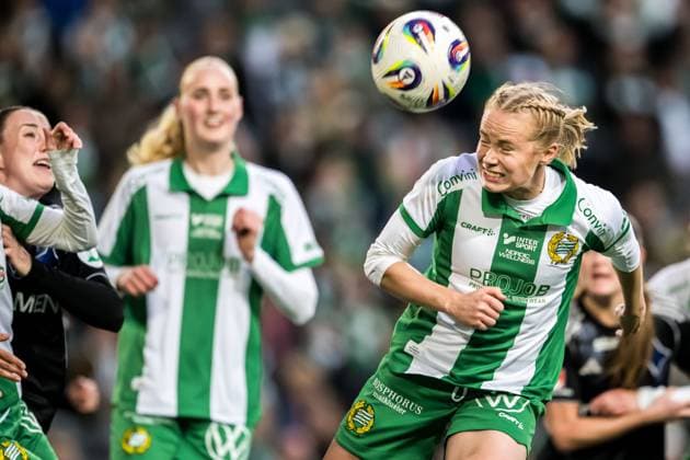 250521 Hammarbys Julie Blakstad under finalen i Svenska Cupen mellan Hammarby och IFK Norrköping den 21 maj 2025 i Stockholm. Copyright: MAXIMxTHORE BB250521MT044