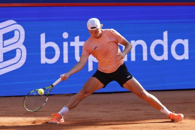 GER, Hamburg, xFSx , ATP, Tennis Herren 500 , Herren Tennistunier Bitpanda Hamburg Open 2025, Achtelfinale 21.05.2025 Alexandre Muller (FRA) spielt einen Vorhand Copyright: HMBxMedia FernandoxSoares
