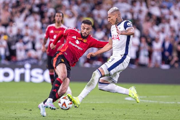 BILBAO 21.05.2025 FINAL LIGA EUROPY UEFA SEZON 2024 25 --- UEFA EUROPA LEAGUE FINAL MATCH SEASON 2024 25 IN BILBAO: TOTTENHAM HOTSPUR - Manchester United, ManU NZ NOUSSAIR MAZRAOUI RICHARLISON FOT. ERNEST KOLODZIEJ 400mm.pl NEWSPIX.PL --- newspix.pl 