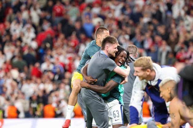 May 21, 2025, Bilbao, Catalogna, Spagna: During the UEFA Europa League Final 2024 25 match on 21 05 2025 in Bilbao, between the English teams Manchester United, ManU vs Tottenham at the San MamoÂ¨s stadium.In Photo: Damola Ajayi of FC Tottenham Hotspur Bilbao Spagna - ZUMAs236 20250521_aap_s236_211 Copyright: xFabioxSassox