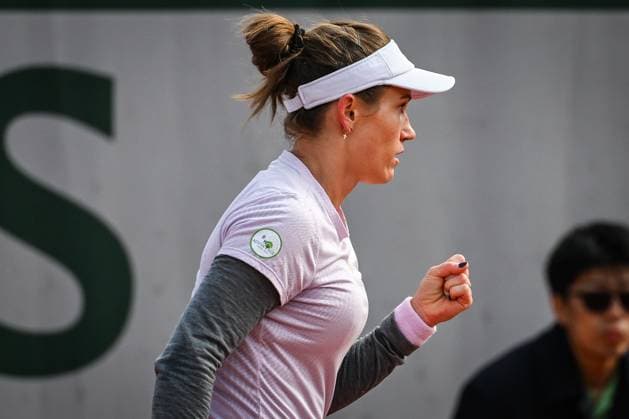 May 22, 2025, Paris, France, France: Katarzyna KAWA of Poland celebrates his point during the fourth qualifying day of Roland-Garros 2025, French Open 2025, Grand Slam tennis tournament at Roland-Garros Stadium on May 22, 2025 in Paris, France. Paris France - ZUMAm308 20250522_zsp_m308_008 Copyright: xMatthieuxMirvillex