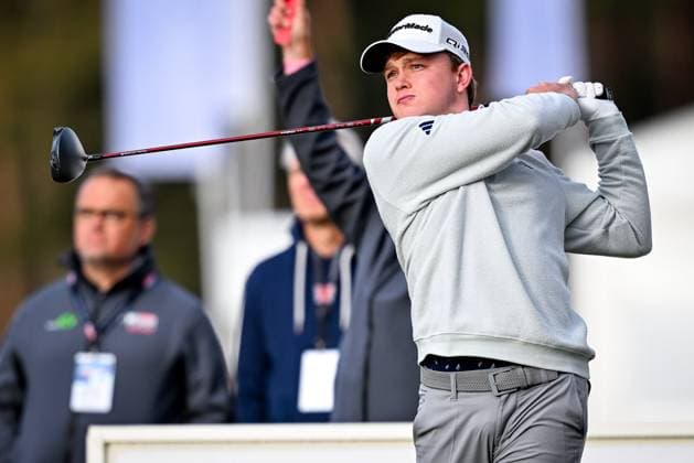 Soudal Open DP World Tour 22 05 2025 SCHILDE, BELGIUM - MAY 22 : Schaper Jayden (RSA) in action during day one of the Soudal Open DP World Tour Golf at Rinkven International Golf Club on May 22, 2025 in Schilde, Belgium, 22 05 2025  Copyright: xTomasxSiskx