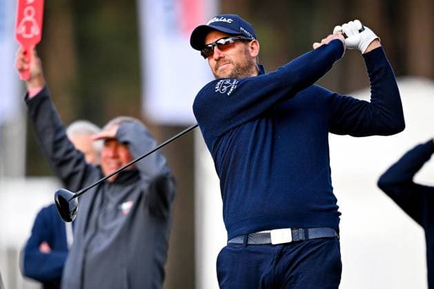 Soudal Open DP World Tour 22 05 2025 SCHILDE, BELGIUM - MAY 22 : Southgate Matthew (ENG) in action during day one of the Soudal Open DP World Tour Golf at Rinkven International Golf Club on May 22, 2025 in Schilde, Belgium, 22 05 2025  Copyright: xTomasxSiskx