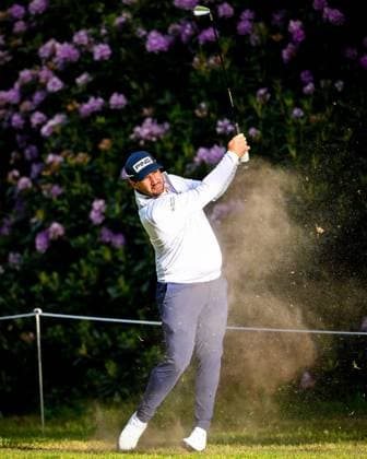 Soudal Open DP World Tour 22 05 2025 SCHILDE, BELGIUM - MAY 22 : Lawrence Thriston (RSA) in action during day one of the Soudal Open DP World Tour Golf at Rinkven International Golf Club on May 22, 2025 in Schilde, Belgium, 22 05 2025  Copyright: xTomasxSiskx