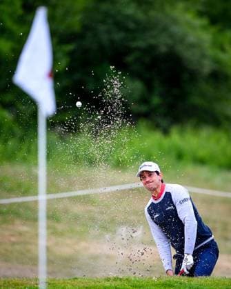 Soudal Open DP World Tour 22 05 2025 SCHILDE, BELGIUM - MAY 22 : Manassero Matteo (ITA) in action during day one of the Soudal Open DP World Tour Golf at Rinkven International Golf Club on May 22, 2025 in Schilde, Belgium, 22 05 2025  Copyright: xTomasxSiskx