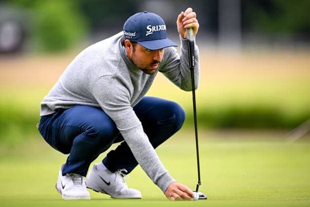 Soudal Open DP World Tour 22 05 2025 SCHILDE, BELGIUM - MAY 22 : Del Rey Alejandro (ESP) in action during day one of the Soudal Open DP World Tour Golf at Rinkven International Golf Club on May 22, 2025 in Schilde, Belgium, 22 05 2025  Copyright: xTomasxSiskx
