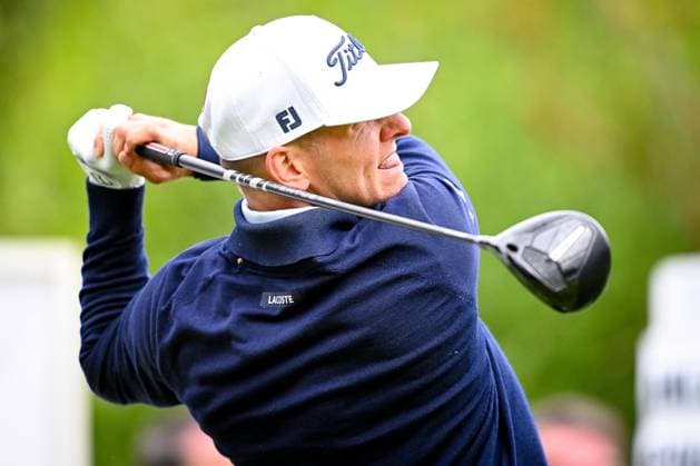 Soudal Open DP World Tour 22 05 2025 SCHILDE, BELGIUM - MAY 22 : Paul Yannik (GER) in action during day one of the Soudal Open DP World Tour Golf at Rinkven International Golf Club on May 22, 2025 in Schilde, Belgium, 22 05 2025  Copyright: xTomasxSiskx