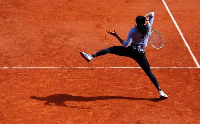 Coco Gauff practices French Open Tennis, Thursday Previews, Qualifying and Practice, Tennis, Roland Garros, Paris, France - 22 May 2025 EDITORIAL USE ONLY No use with unauthorised audio, video, data, fixture lists, club league logos or live services. Online in-match use limited to 120 images, no video emulation. No use in betting, games or single club league player publications. Copyright: xJavierxGarcia Shutterstockx 15314609a