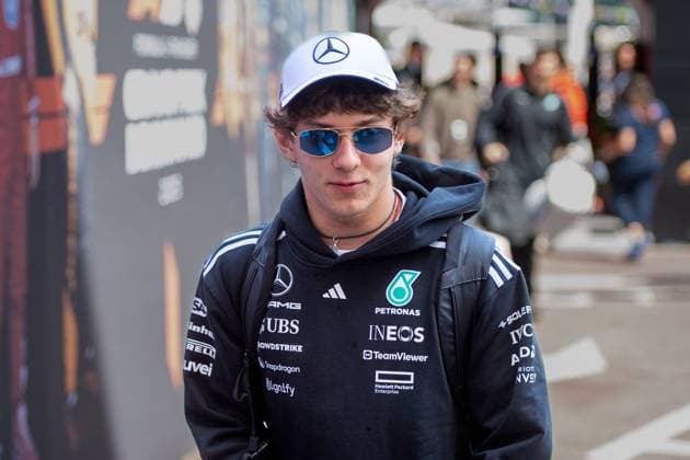 Formel1 GP Monaco Donnerstag, 22.05.2025 Andrea Kimi Antonelli 12, Mercedes-AMG Petronas F1 Team; Formel1 GP Monaco Donnerstag, 22.05.2025 Copyright: xBEAUTIFULxSPORTS Erlhofx