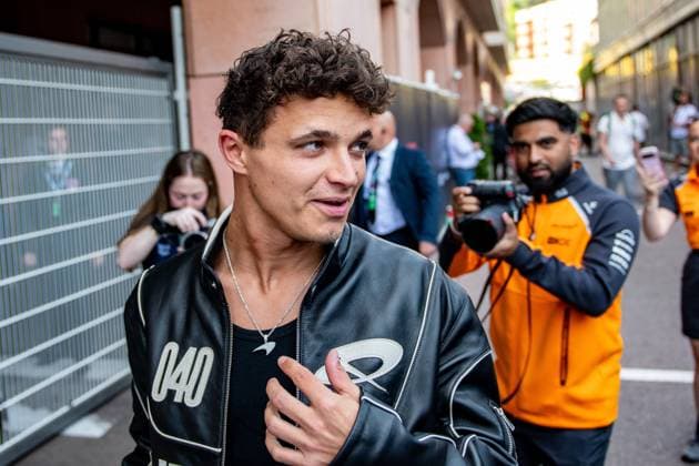 Formel1 GP Monaco Donnerstag, 22.05.2025 Lando Norris 4, McLaren Formula 1 Team; Formel1 GP Monaco Donnerstag, 22.05.2025 Copyright: xBEAUTIFULxSPORTS Erlhofx