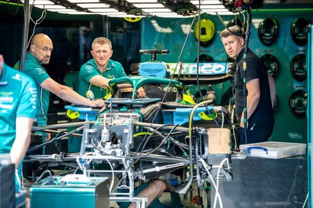 Formel1 GP Monaco Donnerstag, 22.05.2025 Aston Martin Aramco F1 Team; Formel1 GP Monaco Donnerstag, 22.05.2025 Copyright: xBEAUTIFULxSPORTS Erlhofx