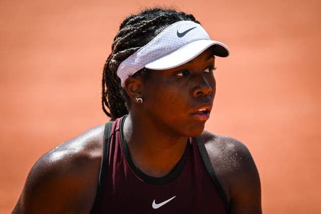 May 22, 2025, Paris, France, France: Daphnee MPETSHI PERRICARD of France during the fourth qualifying day of Roland-Garros 2025, French Open 2025, Grand Slam tennis tournament at Roland-Garros Stadium on May 22, 2025 in Paris, France. Paris France - ZUMAm308 20250522_zsp_m308_028 Copyright: xMatthieuxMirvillex