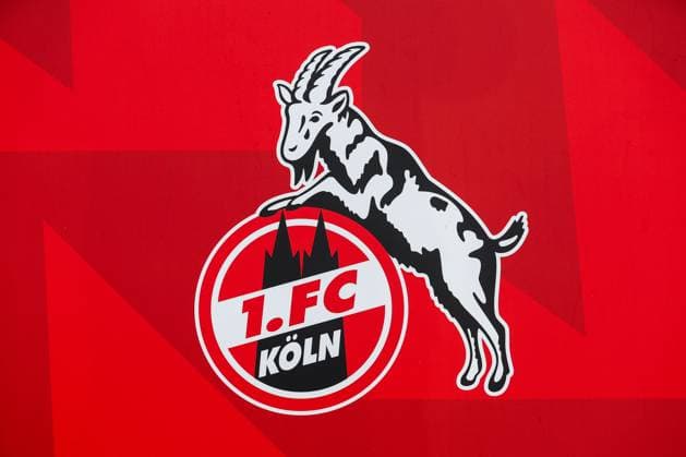 2. Bundesliga - 24 25 - 1. FC Köln - 1. FC Kaiserslautern am 18.05.2025 im RheinEnergieSTADION in Köln 1. FC Köln Logo