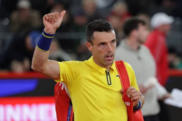 GER, Hamburg, xFSx , ATP, Tennis Herren 500 , Herren Tennistunier Bitpanda Hamburg Open 2025, Viertelfinale , 22.05.2025 Roberto Bautista Agut (ESP) verabschiedet sich vom Publikum in Hamburg Copyright: HMBxMedia FernandoxSoares