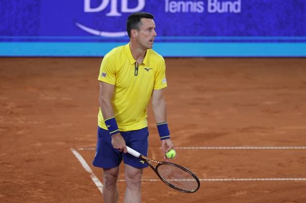 GER, Hamburg, xFSx , ATP, Tennis Herren 500 , Herren Tennistunier Bitpanda Hamburg Open 2025, Viertelfinale , 22.05.2025 Roberto Bautista Agut (ESP) macht einen Aufschlag Copyright: HMBxMedia FernandoxSoares