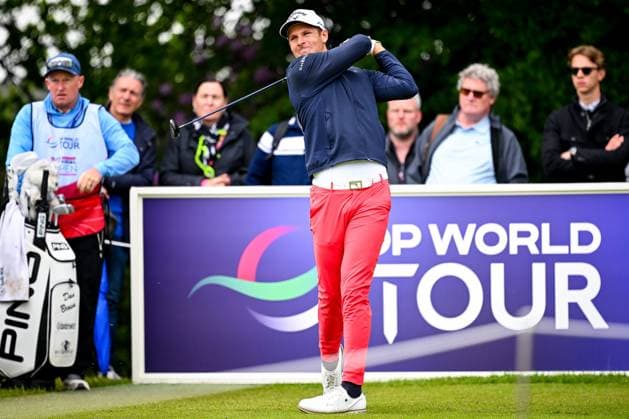 Soudal Open DP World Tour 22 05 2025 SCHILDE, BELGIUM - MAY 22 : Pavan Andrea (ITA) in action during day one of the Soudal Open DP World Tour Golf at Rinkven International Golf Club on May 22, 2025 in Schilde, Belgium, 22 05 2025  Copyright: xTomasxSiskx