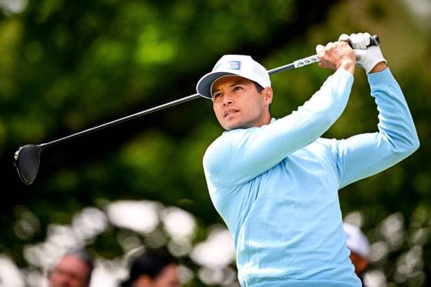 Soudal Open DP World Tour 22 05 2025 SCHILDE, BELGIUM - MAY 22 : Veerman Johannes (USA) in action during day one of the Soudal Open DP World Tour Golf at Rinkven International Golf Club on May 22, 2025 in Schilde, Belgium, 22 05 2025  Copyright: xTomasxSiskx