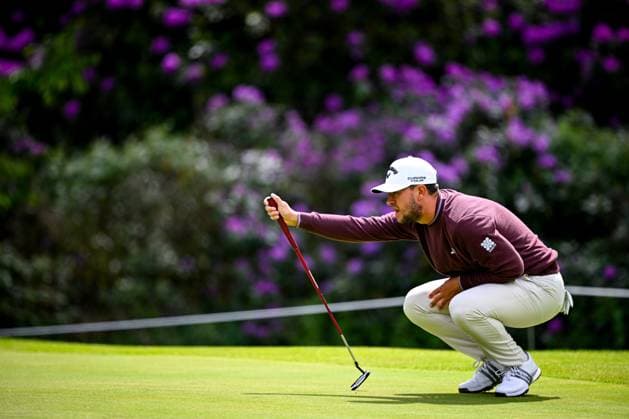 Soudal Open DP World Tour 22 05 2025 SCHILDE, BELGIUM - MAY 22 : Bairstow Sam (ENG) in action during day one of the Soudal Open DP World Tour Golf at Rinkven International Golf Club on May 22, 2025 in Schilde, Belgium, 22 05 2025  Copyright: xTomasxSiskx