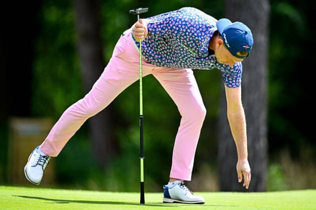 Soudal Open DP World Tour 22 05 2025 SCHILDE, BELGIUM - MAY 22 : Siem Marcel (GER) in action during day one of the Soudal Open DP World Tour Golf at Rinkven International Golf Club on May 22, 2025 in Schilde, Belgium, 22 05 2025  Copyright: xTomasxSiskx
