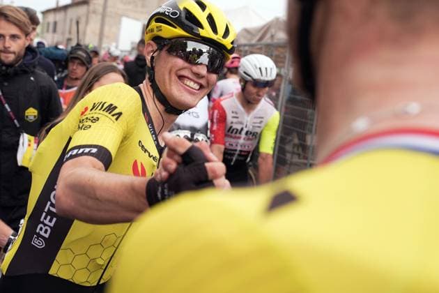 Kooij Olav of Team Visma Lease A Bike winner of the stage during the stage 12 of the Giro d™Italia from Modena to Viadana (Oglio-Po), Italy - Thursday, May 22, 2025. - cycling.  Copyright: xMarcoxAlpozzi LaPressex
