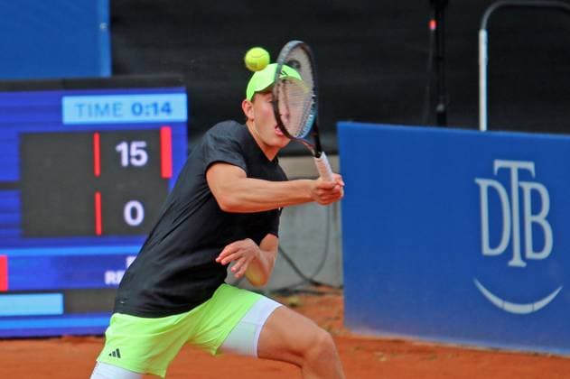 ATP, Tennis Herren 500, Bitpanda Hamburg Open, Viertelfinale im Doppel: Justin Engel.