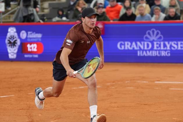GER, Hamburg, xFSx , ATP, Tennis Herren 500 , Herren Tennistunier Bitpanda Hamburg Open 2025, Viertelfinale , 22.05.2025 Luciano Darderi (ITA) Copyright: HMBxMedia FernandoxSoares