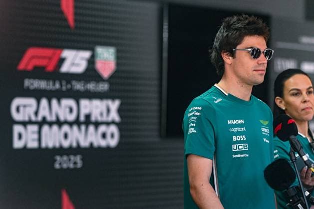 MOTORI - Formula 1 - TAG Heuer Grand Prix de Monaco 2025 - Practice 1 & 2 18 Lance Stroll Of The Team Aston Martin Aramco Formula One Team, Aston Martin AMR25,During Fia Formula One World Championship, WM, Weltmeisterschaft F1 Monaco Grand Prix 2025, 22 May In Monte Carlo , Monaco Monaco  Copyright: xIPAxSport ABACAx