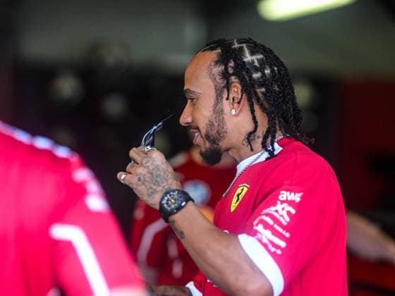 44 Lewis Hamilton Of The Team Scuderia Ferrari HP, Ferrari SF-25 In Box During Fia Formula One World Championship, WM, Weltmeisterschaft F1 Monaco Grand Prix 2025, 22 May In Monte Carlo , Monaco  Copyright: xLucaxBarsali IPAxSportx xipa-agency.netx xx IPA_58115815 IPA_Agency_IPA58115815