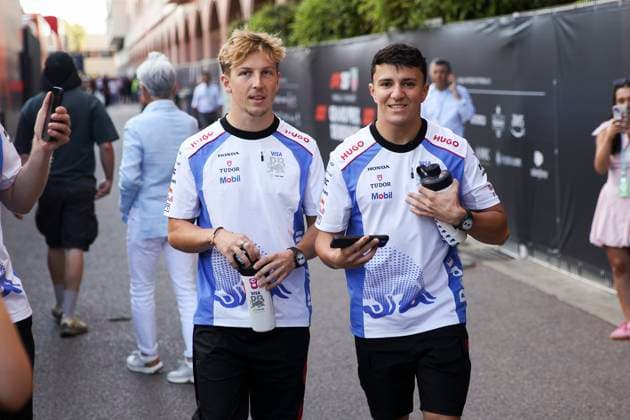 F1 - MONACO GRAND PRIX 2025 LAWSON Liam (nzl), Visa Cash App RB F1 Team VCARB02, portrait HADJAR Isack (fra), Visa Cash App RB F1 Team VCARB02, portrait during the Formula 1 Tag Heuer Grand Prix de Monaco, 8th round of the 2025 FIA Formula One World Championship, WM, Weltmeisterschaft from May 23 to 25, 2025 on the Circuit de Monaco, in Monte-Carlo, Monaco - Monte-CarloMonaco Copyright: xXavixBonillax