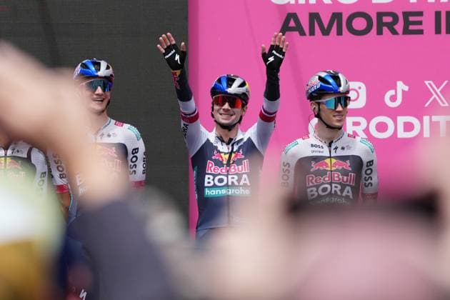 RogliÄ PrimoÅ¾ of Red Bull - Bora - Hansgrohe during the stage 13 of the Giro d™Italia from Rovigo to Vicenza, Italy - Friday, May 23, 2025. - cycling.  Copyright: xGianxMattiaxD Alberto LaPressex