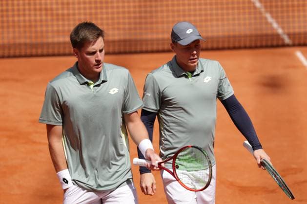 GER, Hamburg, xFSx , ATP, Tennis Herren 500 , Herren Tennistunier Bitpanda Hamburg Open 2025, Halbfinale ,Herren Doppel , 23.05.2025 , Henry Patten (GBR) , Harri Heliovaara (FIN) Copyright: HMBxMedia FernandoxSoares