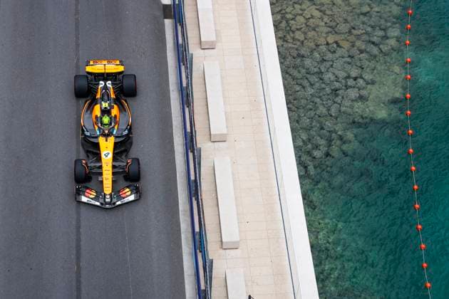 F1 - MONACO GRAND PRIX 2025 04 NORRIS Lando (gbr), McLaren F1 Team MCL39, action during the Formula 1 Tag Heuer Grand Prix de Monaco, 8th round of the 2025 FIA Formula One World Championship, WM, Weltmeisterschaft from May 23 to 25, 2025 on the Circuit de Monaco, in Monte-Carlo, Monaco - Monte-CarloMonaco  Copyright: xANTONINxVINCENTx