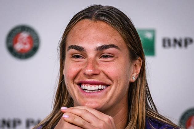 May 23, 2025, Paris, France, France: Aryna SABALENKA of Belarus during the Roland-Garros 2025, French Open 2025, Grand Slam tennis tournament at Roland-Garros Stadium on May 23, 2025 in Paris, France. Paris France - ZUMAm308 20250523_zsp_m308_008 Copyright: xMatthieuxMirvillex
