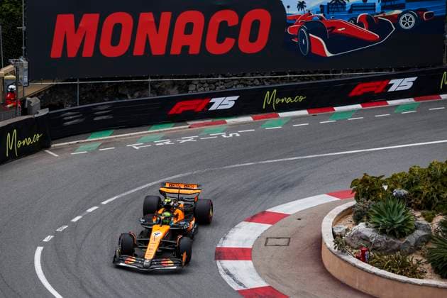 F1 - MONACO GRAND PRIX 2025 04 NORRIS Lando (gbr), McLaren F1 Team MCL39, action during the Formula 1 Tag Heuer Grand Prix de Monaco, 8th round of the 2025 FIA Formula One World Championship, WM, Weltmeisterschaft from May 23 to 25, 2025 on the Circuit de Monaco, in Monte-Carlo, Monaco - Monte-CarloMonaco  Copyright: xANTONINxVINCENTx