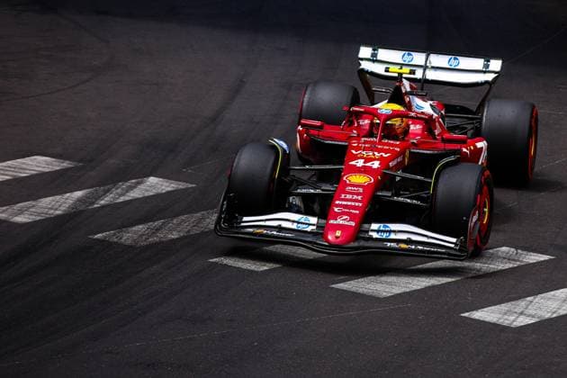 Lewis Hamilton of Great Britain and Scuderia Ferrari , Practice, F1 Monaco Grand Prix, am 23. May 2025 in Monte-Carlo, Monaco. (Foto von Diogo Cardoso DeFodi Images) Lewis Hamilton of Great Britain and Scuderia Ferrari , Practice, F1 Monaco Grand Prix, Monaco on May 23, 2025 in Monte-Carlo, Monaco. (Photo by Diogo Cardoso DeFodi Images)