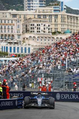 23 Alexander Albon (THA, Atlassian Williams Racing), F1 Grand Prix of Monaco at Circuit de Monaco on May 23, 2025 in Monte-Carlo, Monaco. (Photo by HOCH ZWEI) Monte-Carlo Monaco